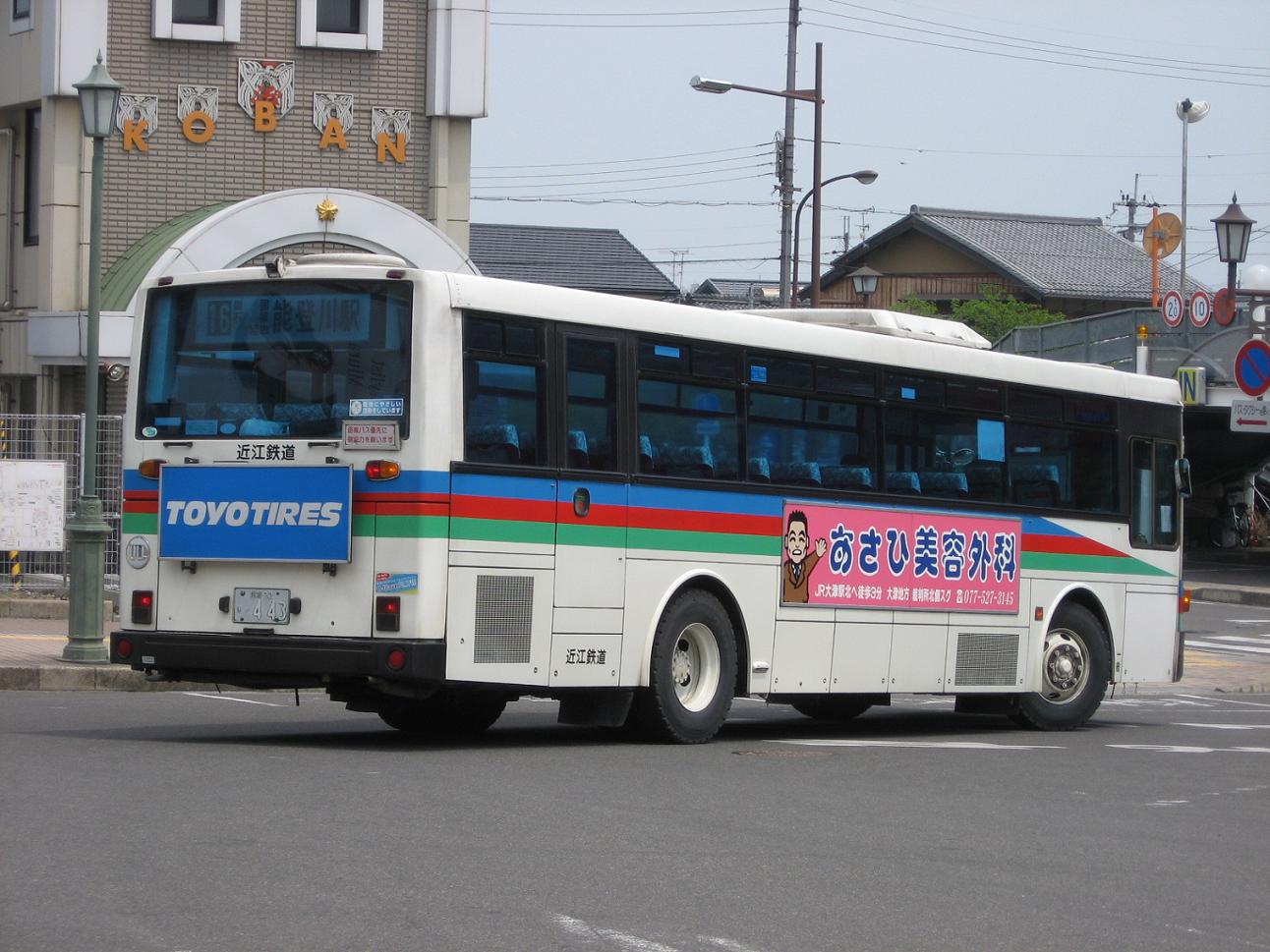 近江鉄道バス　Ｕ－ＵＡ４４０ＮＡＮ中期型