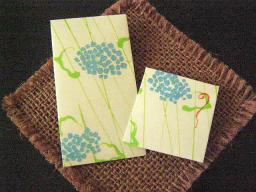 ポチ袋　あじさい