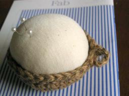 麻ひもピンクッション