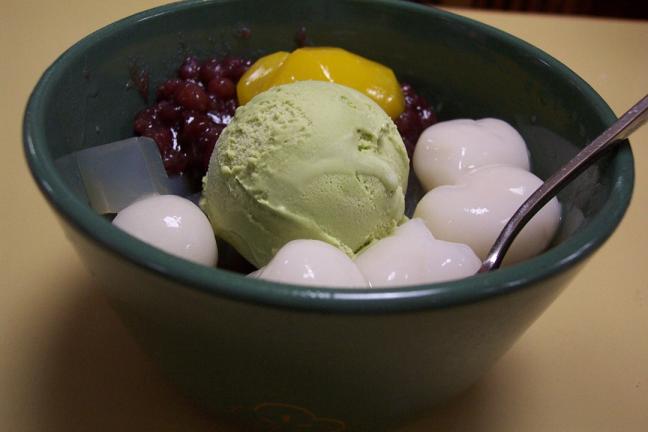 梅園抹茶あんみつ