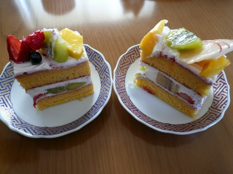 フルーツバトン　カット後