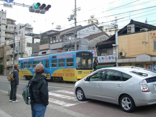 住吉大社鳥居前　阪堺電車