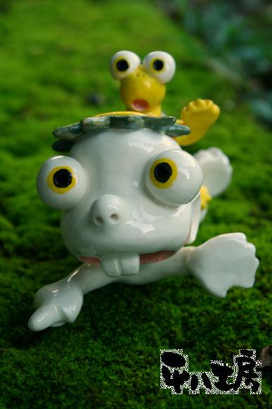 仲良し河童さんと亀さん