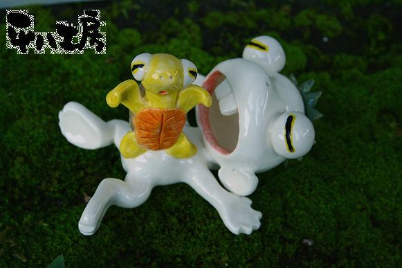 仲良し河童さんと亀さん