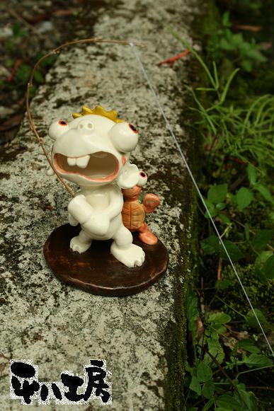 河童さんの魚釣り