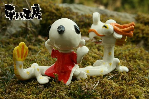 龍に乗った座敷わらし