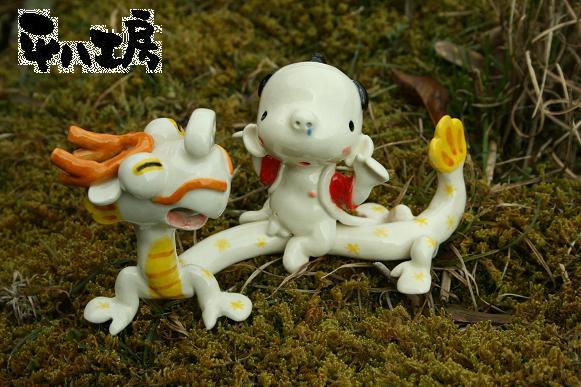 龍に乗った座敷わらし