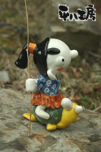 亀に乗った浦島太郎