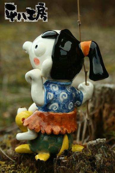 亀に乗った浦島太郎