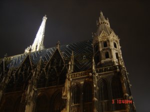 夜のStephansdom