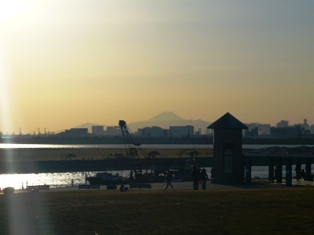 富士山だ～！