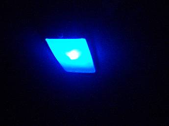 ルームランプ（青LED）夜