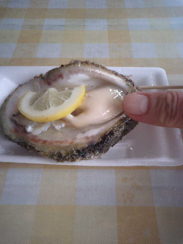 道の駅庄内の岩ガキの３