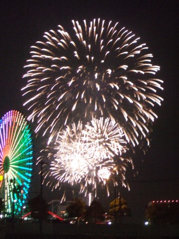 開港祭花火