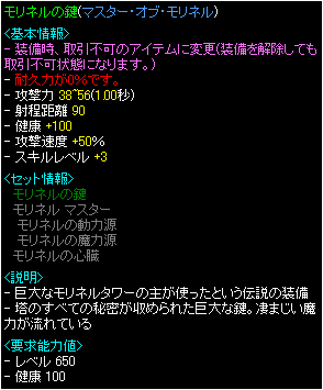 モリネルの鍵