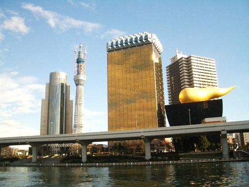 吾妻橋からのスカイツリー