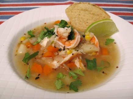 メキシカンスタイルシュリンプスープ.JPG