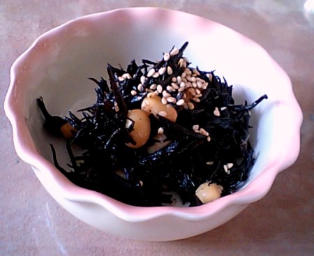 簡単レシピ・・・ひじきの煮物.JPG