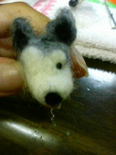 やっと刺さった・・!