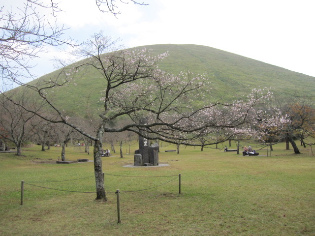 さくらの里から見る大室山