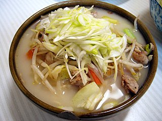 ミルクラーメン食べました
