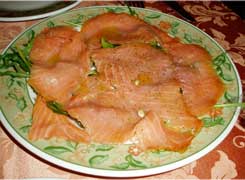 サーモンのマリネ