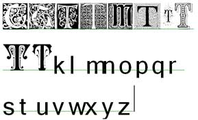 フォント小文字