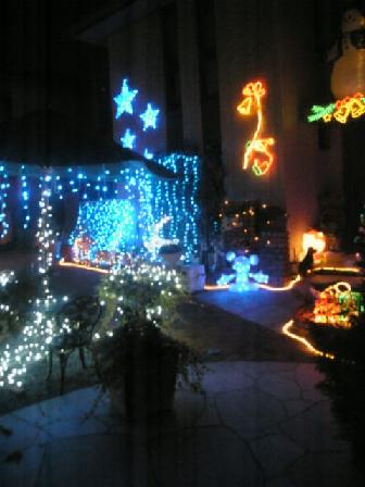 家の近所のイルミネーション