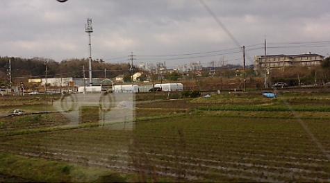 近鉄京都線の車窓