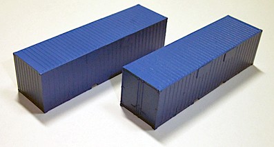 青コンテナ再塗装