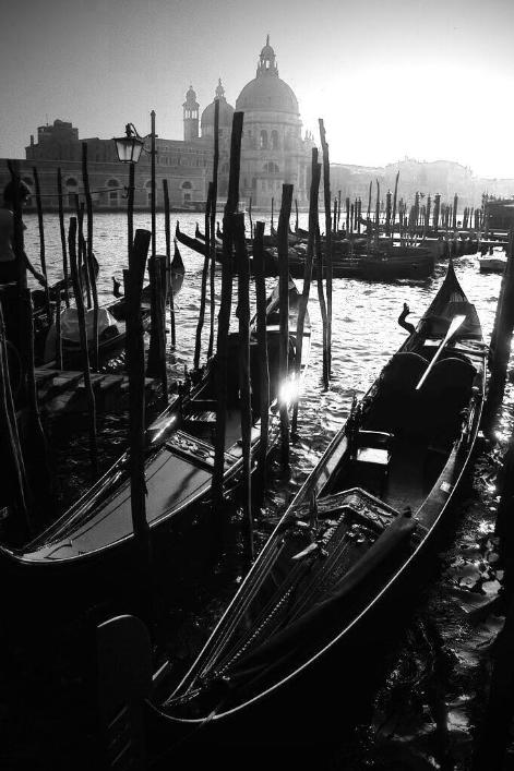 Gondolas in Venice