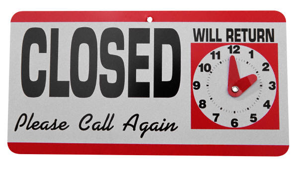 ’Closed’ Sign
