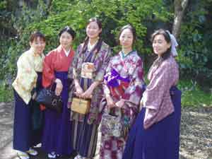 大正浪漫　袴女子