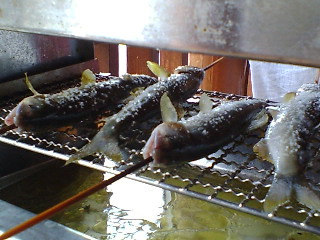 鮎の塩焼き