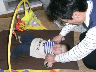 グランドダディと戯れる駿さま