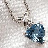 プラチナ・アクアマリン・サンタマリア・アフリカーナ・ネックレス/fashion jewelry em 楽天市場店