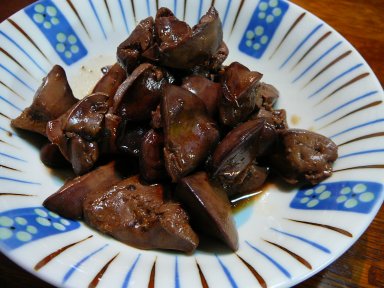 3月５日レバーの甘辛煮