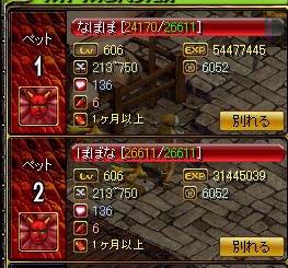 ペットステータス