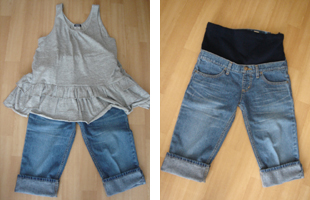 shipsのマタニティデニム