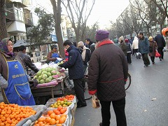 朝市１(野菜果物)