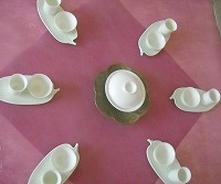 花びらなイメージで。