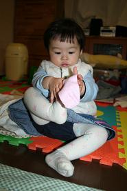 靴下はいてるの