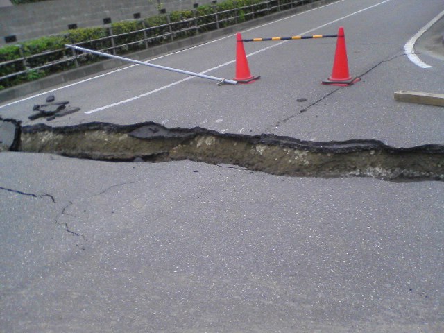 道路が・・・