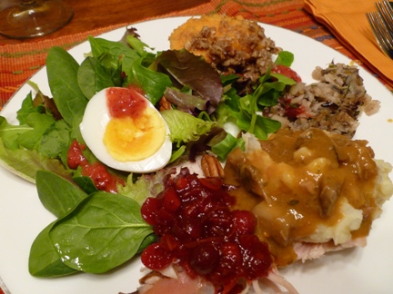 Thanksgiving plate