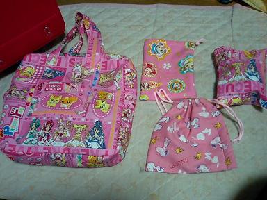 体操服袋は力作ですｗ