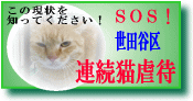 世田谷区連続猫虐待　バナー