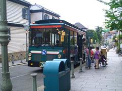 車掌さんは外人さんと英会話中