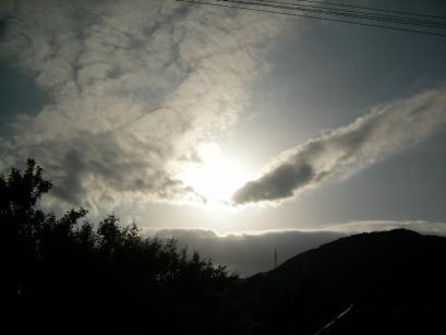 太陽と雲の輝き☆　２