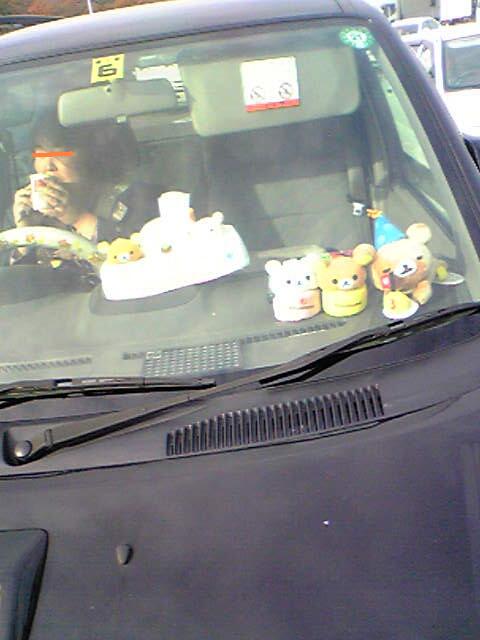 マロン（家内）とワゴンR