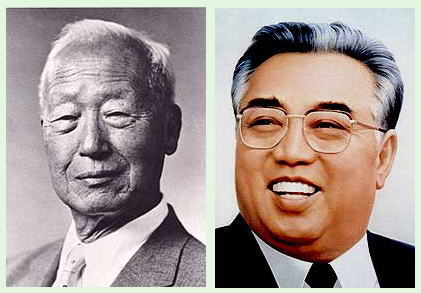 李承晩と金日成